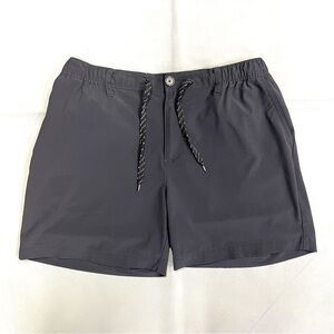 Chubbies Everywear Short Men XL Black 6" Inseam Elastic Waist Activewear Chino